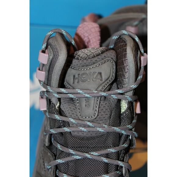 Hoka Women’s Kaha 2 GTX Mid‎ Waterproof Hiking Boots Castlerock Gray Sz 7.5 $240 - Picture 6 of 8